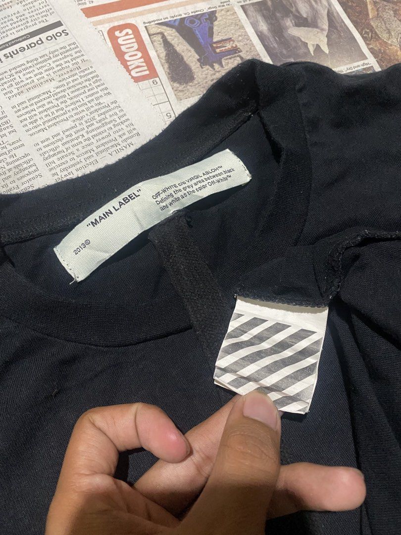 Off-White Tape Arrows Tshirt (Category: Luxury Apparel) located in Dalaguete. Submitted by mrthrift. (Listing ID 1466291366, Image 3). Description: .