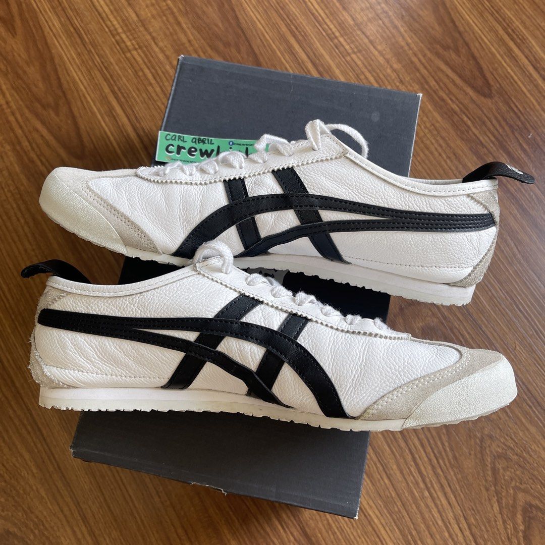 Onitsuka Tiger Mexico 66 'White Black' (Category: Sneakers) located in Pasig City. Submitted by crewkicks.ph (Listing ID 1466174539, Image 2). Description: Onitsuka Tiger Mexico 66 'White Black' Size 9 US Used 2x Complete OG W/ Authenticity Certificate ₱ 4,498 ONLY! (Below SRP) ORTIGAS CENTER.