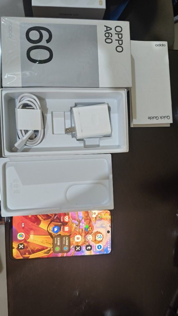 Oppo A60 8gb 256gb (Category: OPPO) located in San Pablo. Submitted by ninojr (Listing ID 1466286517, Image 1). Description: for sale Oppo A60 military grade phone, complete acessories, dual sim openline,first owner.