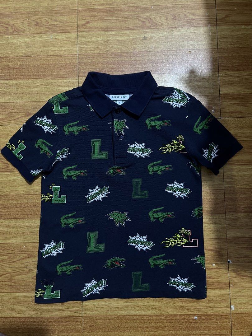 Original lacoste polo shirt (Category: Babies & Kids Fashion) located in Manila. Submitted by baeshop16 (Listing ID 1466324299, Image 1). Description: 6a Likenew.