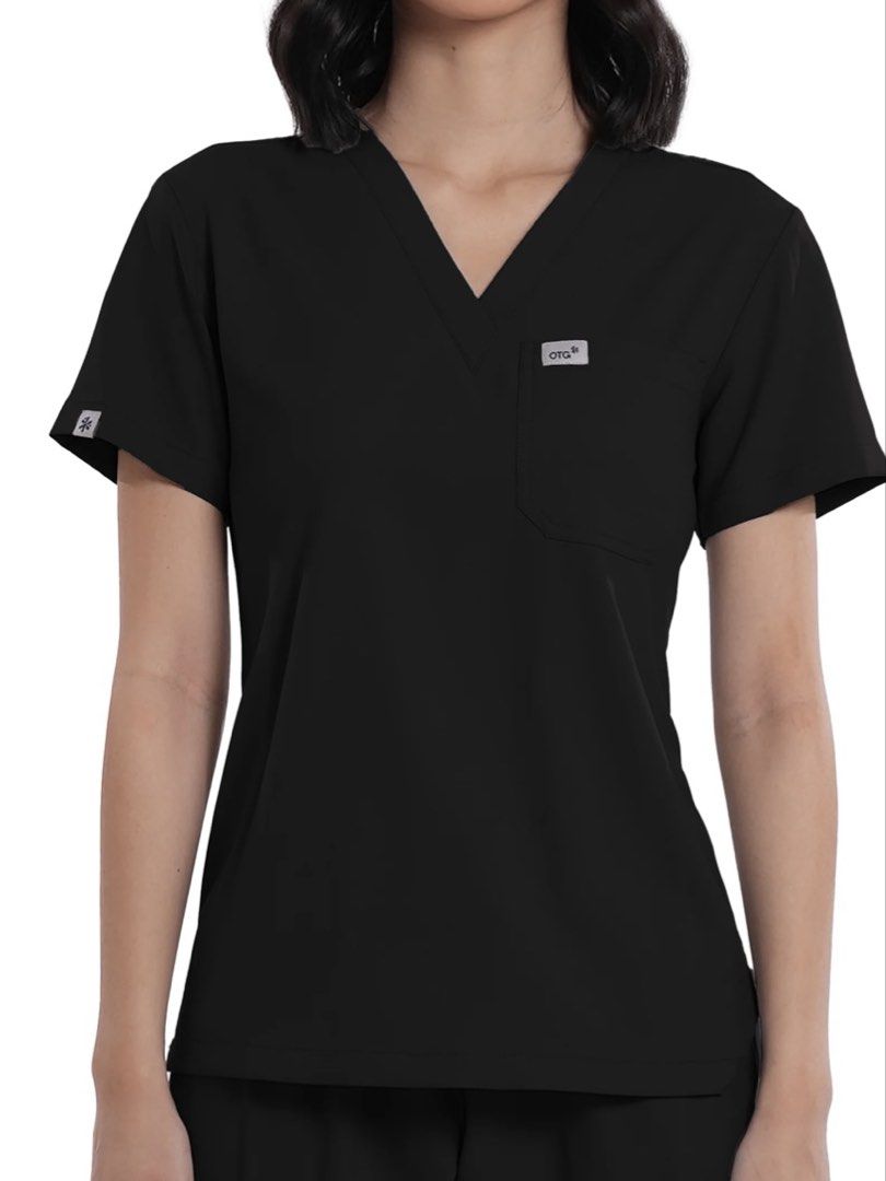OTG SCRUB SET (Category: Sets or Coordinates) located in Quezon City. Submitted by declutterwcha (Listing ID 1466173628, Image 1). Description: OTG Airstretch V-Neck Women Scrub Top OTG Airstretch Straight Cut Women Scrub Pants Color: Black Size: Medium Condition: 10/10 MOP: BPI, Unionbank Shipping Method: c/o Buyer * Lalamove, Grab, Moveit - Metro Manila * LBC, JRS - Outside Metro Manila Please send a message for further details ✨.