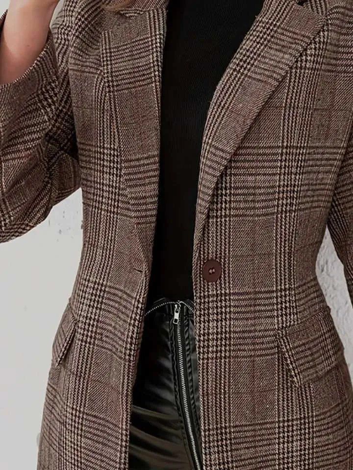 OVS SINGLE BUTTON PLAID BLAZER (Category: Coats, Jackets and Outerwear) located in Quezon City. Submitted by chingchua18 (Listing ID 1466307845, Image 2). Description: ‼️‼️ONHAND SALE-460 oNly‼️‼️ STEAL PRICE-BRANDNEW ONHAND PERFECT FOR AUTUMN/FALL WEATHER AVAIL SIZE-SMALL,MED,LARGE,XL ASIAN SIZING 1 SLOT EACH SIZE FIRST TO PAY LOC-QC LALAMOVE/LBC.