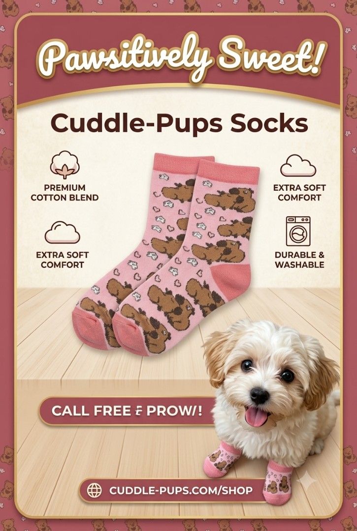 Paws & Comfort The Maltese Collection Socks (Category: Socks & Tights) located in Paranaque City. Submitted by herzoksy30 (Listing ID 1466183365, Image 1). Description: - Adorable dog print design from the exclusive Maltese collection - Made with a premium cotton blend for all-day comfort and extra softness - Durable reinforced heel and toe to prevent wear and tear - Available colors: Blue, Gray, and Beige - The perfect thoughtful gift for fur pa