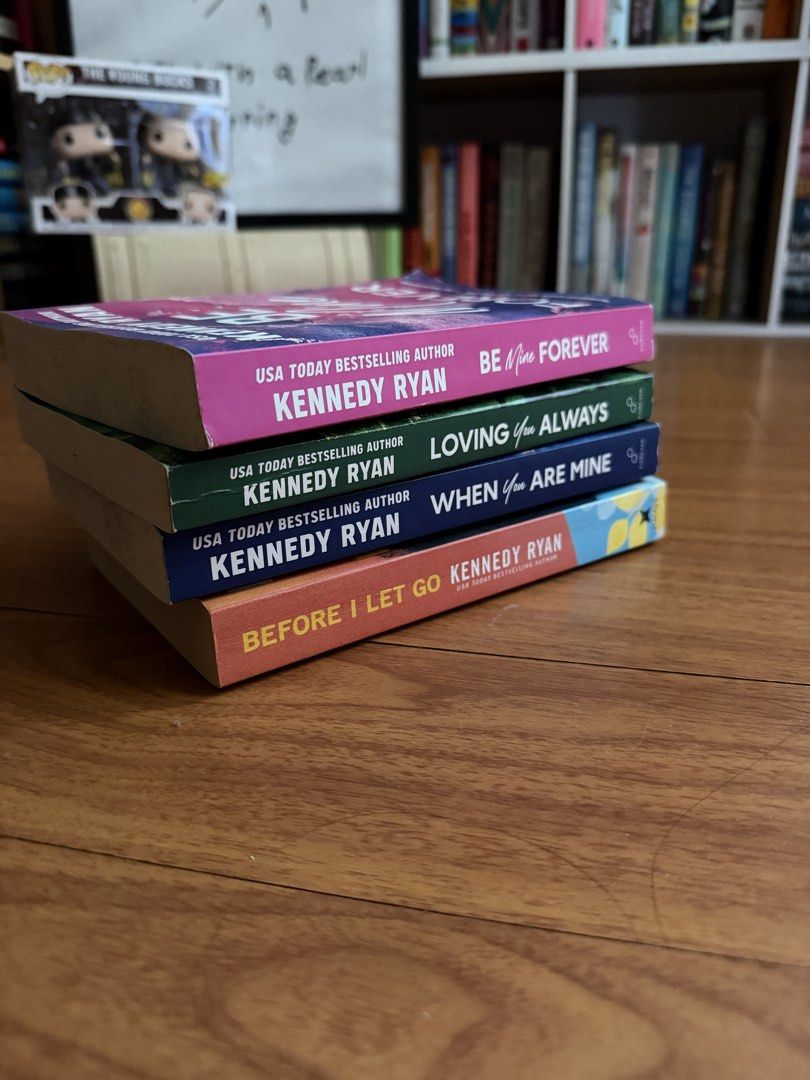 (PB) Kennedy Ryan Book Bundle (Category: Storybooks) located in Bacoor. Submitted by endlesspapels (Listing ID 1466189718, Image 2). Description: Kennedy Ryan Book Bundle (Before I Let Go, The Bennetts Series: When You Are Mine, Loving You Always, and Be Mine Forever) - Author: Kennedy Ryan - Books included: Before I Let Go, When You Are Mine, Loving You Always, and Be Mine Forever - Format: Standard paperback - Condition: Read once, clean pages,
