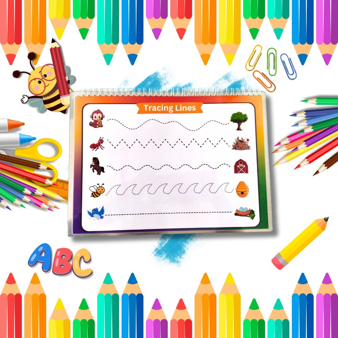 Pen Control for Kids (Category: Art & Prints) located in Agdangan. Submitted by embercraftsandprints (Listing ID 1466290631, Image 2). Description: Help your child build essential writing skills with this engaging Pen Control Activity Book! Packed with fun and educational activities, this book is designed to improve fine motor skills, hand-eye coordination, and confidence in writing. Inside, your child will enjoy: ✏ Line Tracing – Practice steady