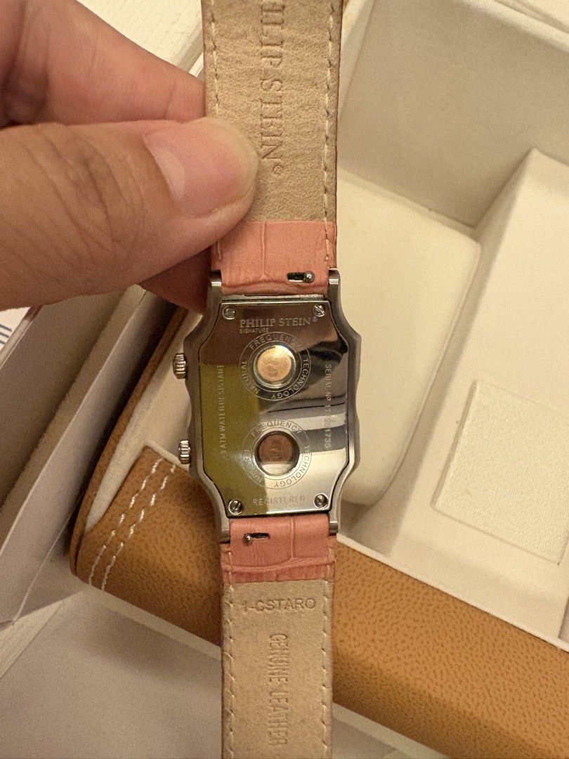 Philip stein signature small (Category: Women's Watches) located in Malolos. Submitted by 3Coolitz (Listing ID 1451148537, Image 3). Description: Needs battery replacement lang Almost new Pass sa low ballers pls. This is priced at 33k brand new. Yung 15k is madameng scratches and no receipt. You cannot guarantee authenticity. .