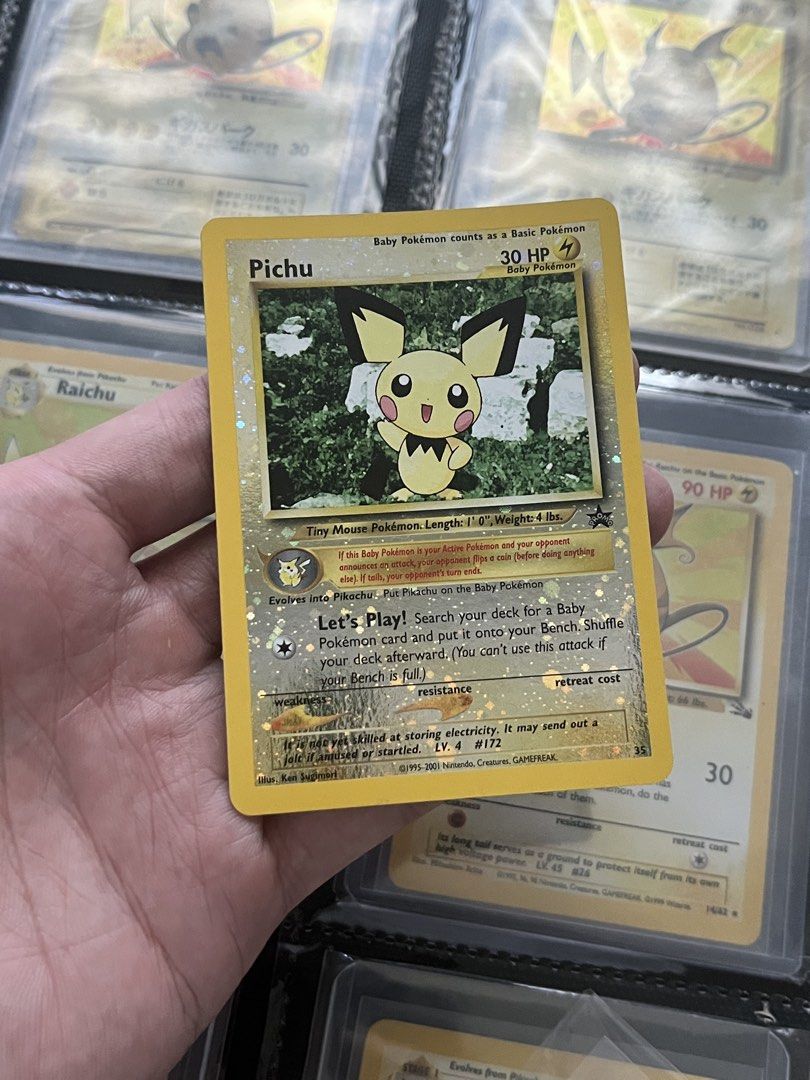 Pichu 35 (Category: Raw Singles) located in Manila. Submitted by abb88 (Listing ID 1466178971, Image 1). Description: For sale Meet up powerplant LBC lalamove ok.