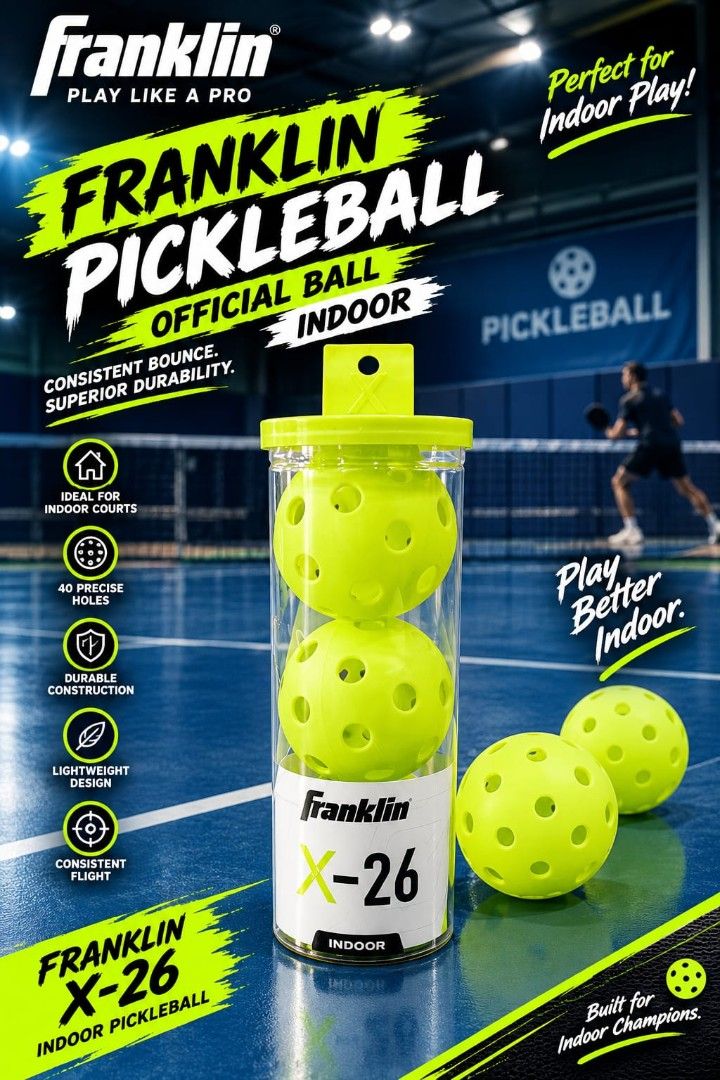 Pickleball balls franklin (Category: Racket and Ball Sports) located in Quezon City. Submitted by bellemarketing (Listing ID 1466197219, Image 3). Description: Franklin balls pickleball balls for sale x40 and x26 For pick up @ Q.C.