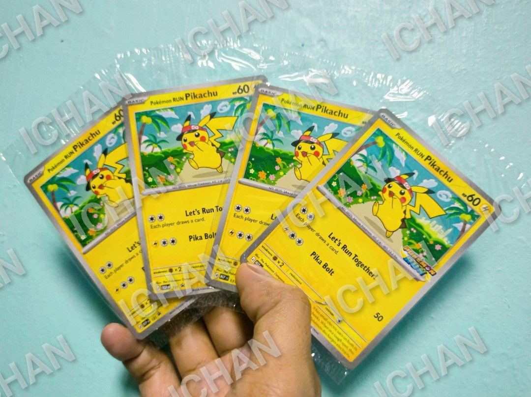 Pikachu 131 (Category: Raw Singles) located in Caloocan City. Submitted by greenearth28555 (Listing ID 1465904445, Image 1). Description: LIMITED EDITION ASIA PRINT POKEMON RUN 2026 PROMO CARD ‼️ Php7000 each (FIXED PRICE) 📍 LOC: PASAY CITY ✨ Mode of Payment: GCash/ Bank Transfer ✨ Mode of Delivery: Lalamove/ LBC.