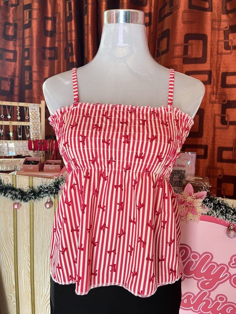 pink coquette top (Category: Sleeveless) located in Manila. Submitted by myapparelshop (Listing ID 1466170638, Image 1). Description: .
