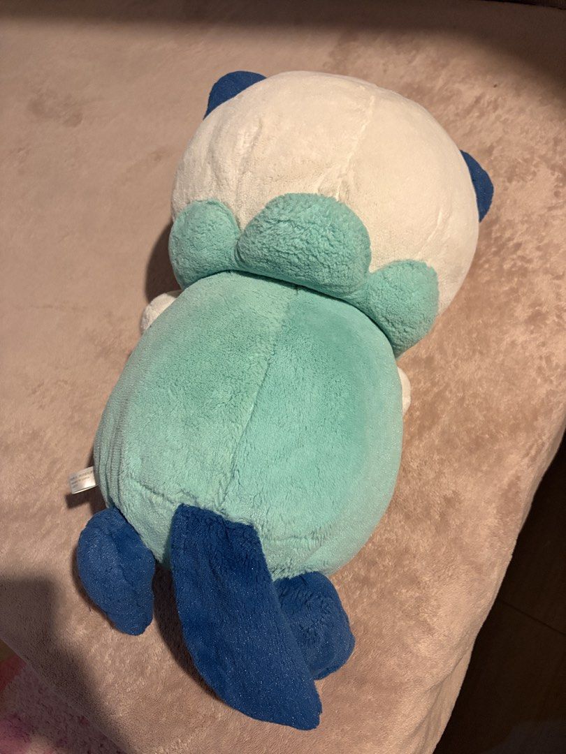 Pokemon Center Sleeping Oshawott Plush (Category: Plushies & Soft Toys) located in Calamba. Submitted by sana_supreme (Listing ID 1466272673, Image 3). Description: In really good condi. Only displayed. No lowballing but negotiable if bibilin agad. MOP: Gcash MOD: Jnt or Lalamove Loc: Calamba Laguna.