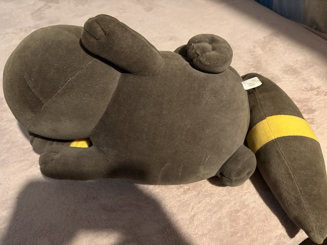 Pokemon Center Sleeping Umbreon 2017 Plush Big size (Category: Plushies & Soft Toys) located in Calamba. Submitted by sana_supreme (Listing ID 1466272038, Image 2). Description: Like new condi. no stains or discoloration. Kept in great condition. MOP: Gcash MOD: Jnt or Lalamove Loc: Calamba Laguna.