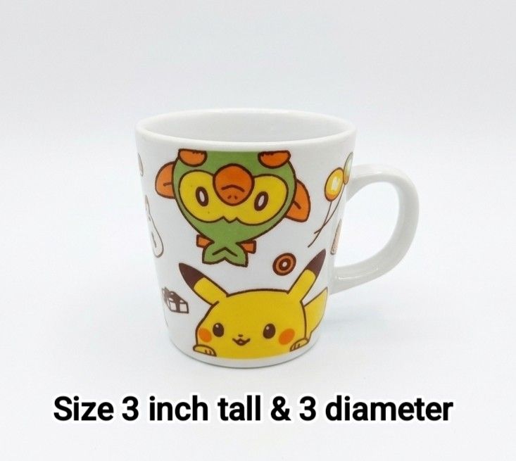 Pokemon Ceramic Plate & Mug (Category: Dinnerware & Cutlery) located in Binan City. Submitted by mayjhe (Listing ID 1466270728, Image 2). Description: 💛 For Sale 💛 🌸 Pokemon 🍀 Ceramic Mug & Plate 📍 Condition: Good / No box 💰 Price is ₱ 385.00 👉 Other details posted 🇵🇭 Location Biñan Laguna 🛵 Courier J& T and Lalamove 📋 Shipping by schedule 📍 NO COD & COP 📌 All items are carefully packed and labeled with Fragile stickers for breakable