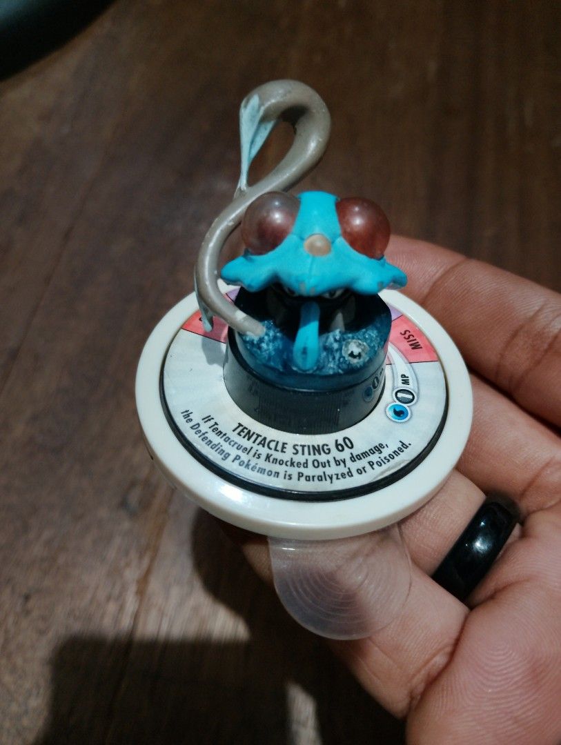 pokemon trading figure game (Category: Trading Cards Accessories) located in Manila. Submitted by boyhet.thrift15 (Listing ID 1466214679, Image 3). Description: classic pokemon tradung figure game (tentacle sting/ missing 1 tentacle un lang issue nya) selling 350.
