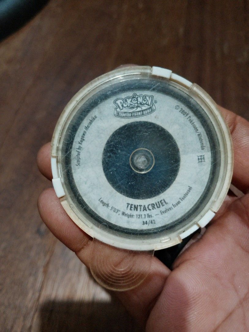 pokemon trading figure game (Category: Trading Cards Accessories) located in Manila. Submitted by boyhet.thrift15 (Listing ID 1466214679, Image 2). Description: classic pokemon tradung figure game (tentacle sting/ missing 1 tentacle un lang issue nya) selling 350.