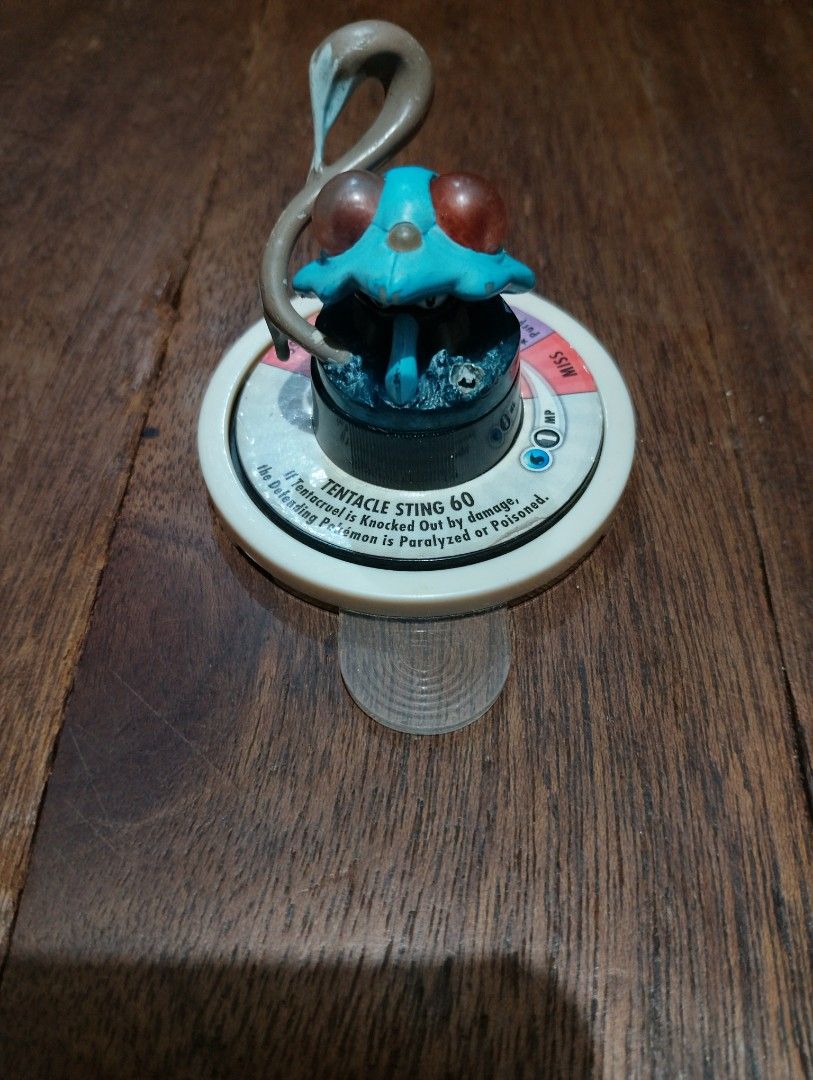 pokemon trading figure game (Category: Trading Cards Accessories) located in Manila. Submitted by boyhet.thrift15 (Listing ID 1466214679, Image 1). Description: classic pokemon tradung figure game (tentacle sting/ missing 1 tentacle un lang issue nya) selling 350.