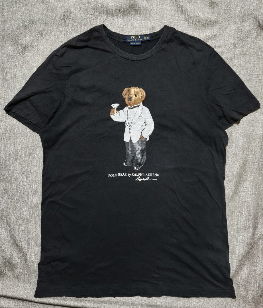 POLO BEAR POLO RALPH LAUREN TEE (Category: Tshirts & Polo Shirts ) located in General Santos City (Dadiangas). Submitted by prins_thrifts101 (Listing ID 1466311861, Image 1). Description: ‎•Dimes In inches ( 22x28) ‎•Color rate 8.8/10 ‎•Excellent Condition ‎•Issue: some fading sa neck ‎ ‎Unli vouch unli vc with item ‎Payment first Jnt or Cod LBC ‎+SF ‎LOCATION: General Santos City, Mindanao, 9500 ‎ ‎📍 DISCLAIMER : I'am not associated or affiliat