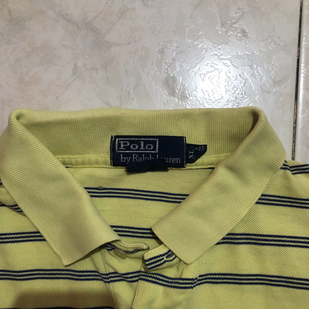 POLO BY RAALPH LAUREN (Category: Tshirts & Polo Shirts ) located in Manila. Submitted by momosshix2001 (Listing ID 1466168602, Image 3). Description: POLO BY RALPH LAUREN SIZE:XL(23/30) Color rate:9/10 Issue: 1 pinhole 250 shipped.