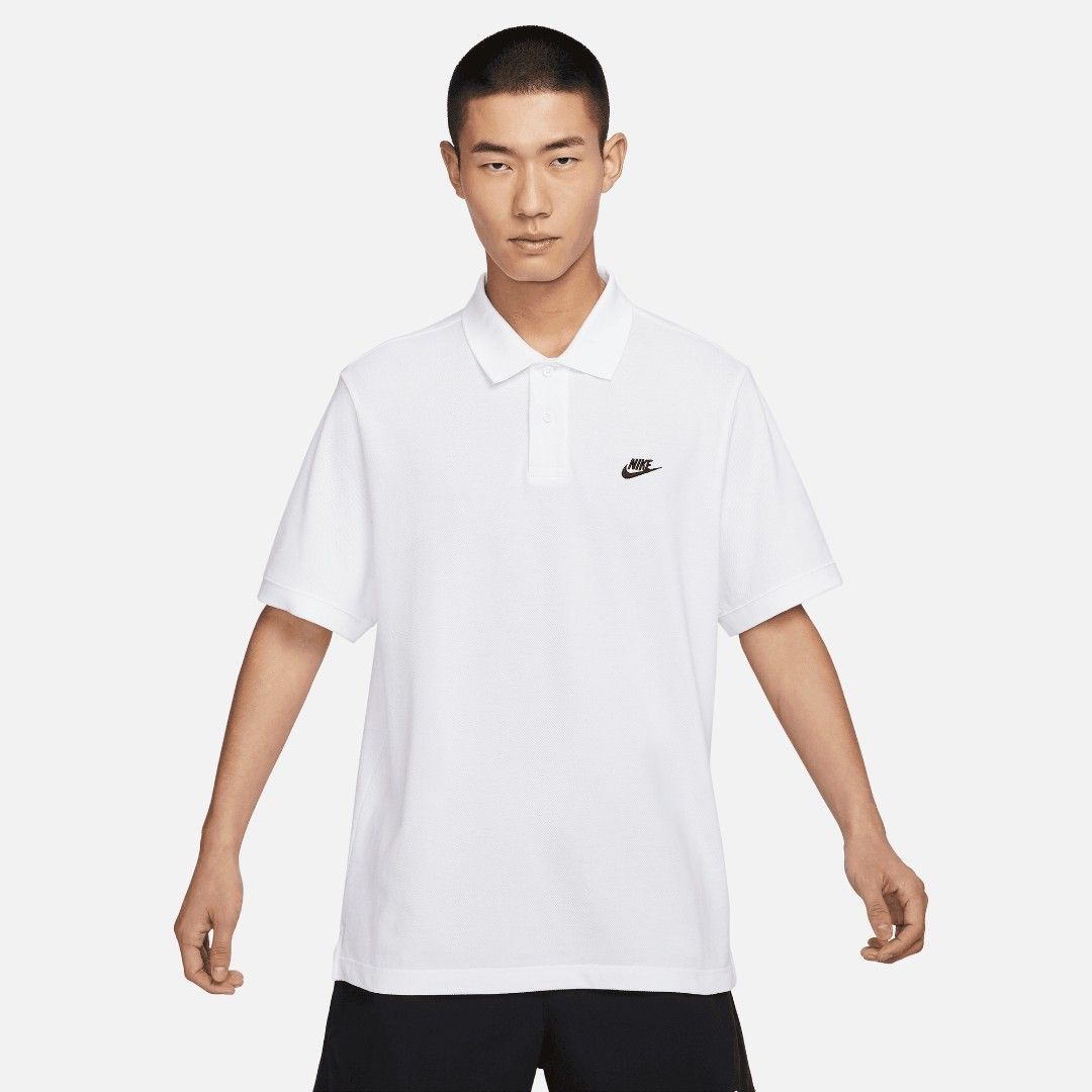 POLO NIKE (Category: Activewear) located in Cebu City. Submitted by kevinthrift (Listing ID 1466296220, Image 1). Description: NIKE POLO SHIRT As New Condition Size: XL on tag Dimes: Length 30 | Width 22 Color rate: 9.5/10 Issue stain (REMOVABLE) Need wash.