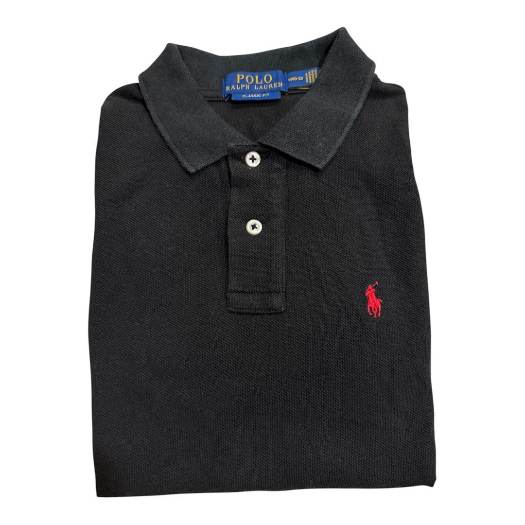 Polo Ralph Lauren Shirt (Category: Babies & Kids Fashion) located in Lipa City. Submitted by lifestyled (Listing ID 1466177393, Image 2). Description: Polo Ralph Lauren shirt Size M 10-12 Aa- 15.5” L- 21” Color rate 7/10 💯 Authentic.