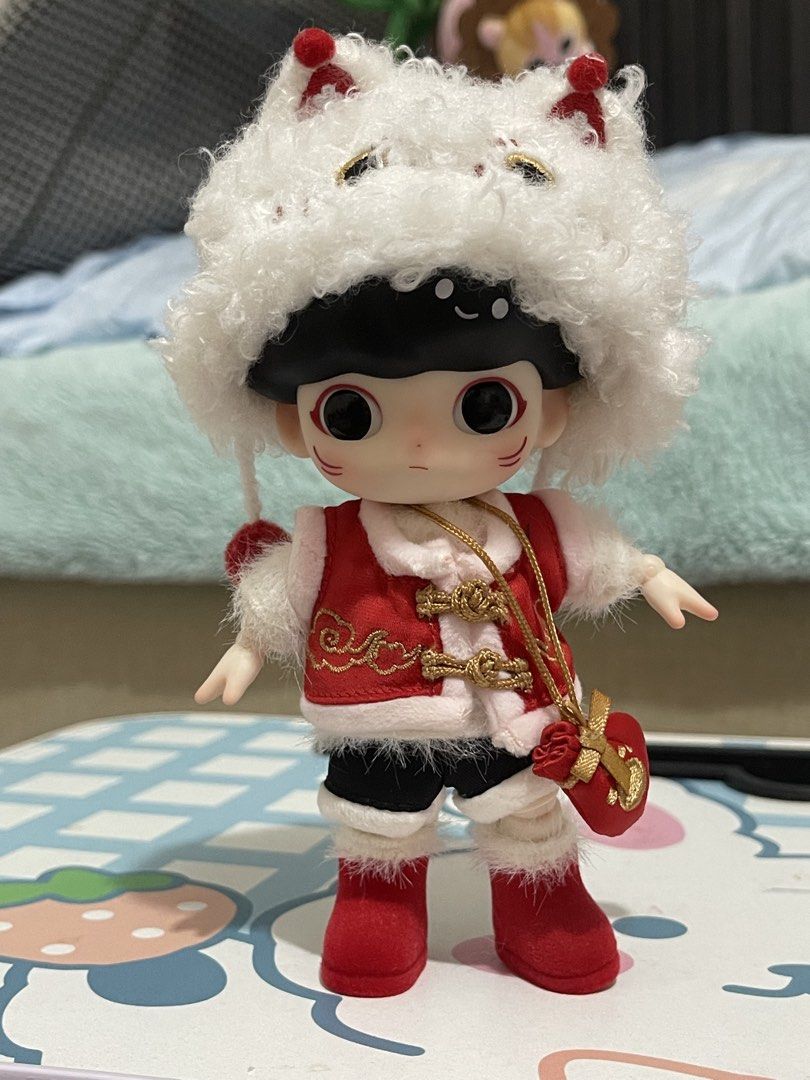 Popmart Dimoo fortune cat articulated (Category: Plushies & Soft Toys) located in Cabiao. Submitted by imeon13 (Listing ID 1466279862, Image 1). Description: .