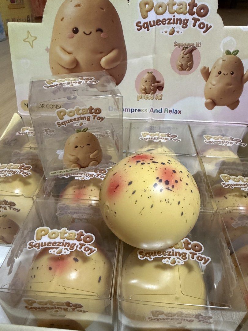 Potato Squishy Soft Crunchy (Category: Interactive Toys) located in Quezon City. Submitted by eskyanolvia (Listing ID 1466300630, Image 1). Description: .