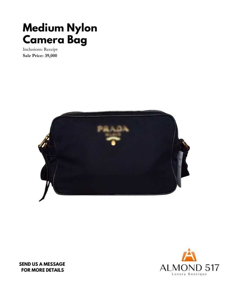 Prada Medium Nylon Camera Bag (Category: Luxury Bags & Wallets) located in Taguig. Submitted by reimac_almond517 (Listing ID 1466253292, Image 1). Description: .