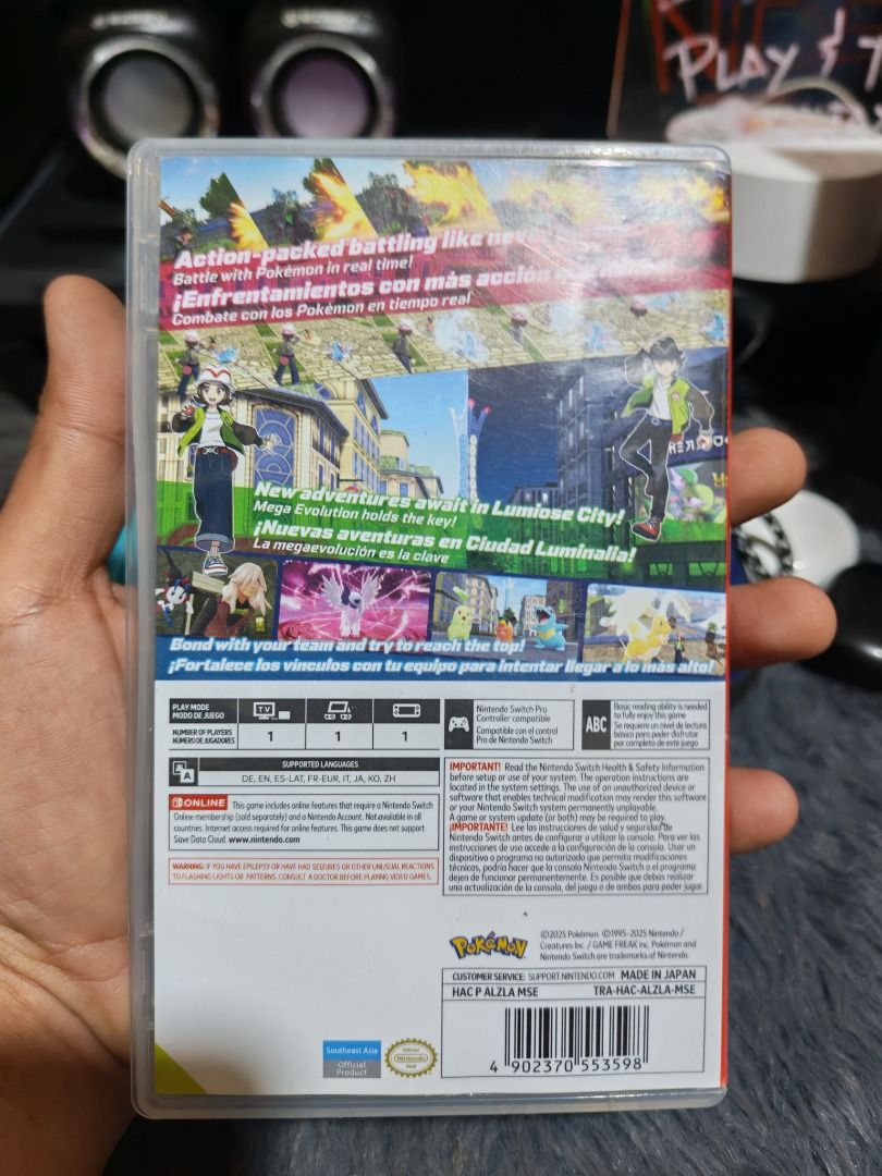 Pre-owned / Pokemon Legends ZA / Switch 1 & 2 compatible (Category: Nintendo) located in Manila. Submitted by nider_dc (Listing ID 1466280748, Image 2). Description: For only 1,800.00 pesos ‼️ Pre-owned / Not brand new ‼️ Working perfectly ‼️ Compatible to Switch 1 & Switch 2 Units 📍 Taytay Rizal (6pm onwards) 📍 BGC (1-day ahead scheduling) 📍 Can also shp, on ur prfer courier ⭐Please also visit my page : ERDC Play&Trade .