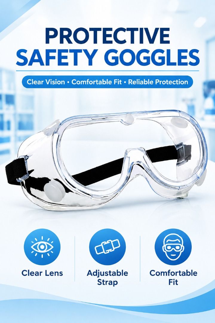 PROTECTIVE SAFETY GOGGLES (Category: Medical Supplies & Tools) located in Quezon City. Submitted by marketing_zyra (Listing ID 1466241751, Image 1). Description: .