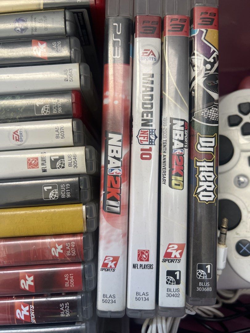 PS3 Games (Category: PlayStation) located in Paranaque City. Submitted by paranaquefinds (Listing ID 1466185899, Image 2). Description: - Massive PS3 game collection, perfect for starting or expanding your library all at once - Includes popular titles: Call of Duty Black Ops, NBA 2K11 to 2K17, Assassin's Creed IV Black Flag, Uncharted Drake's Fortune, and more - Sports and action favorites included: FIFA 12, Madden 11 & 10, Infamous, Prototype, a