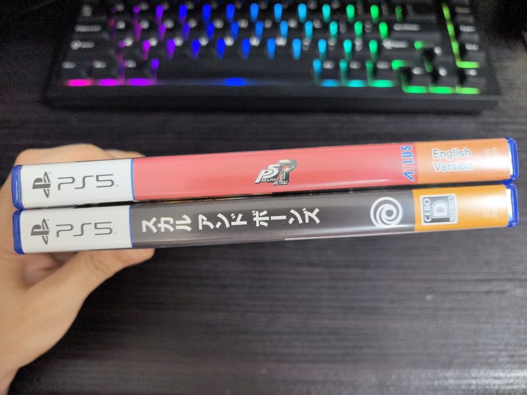 PS5 Games (Category: PlayStation) located in Navotas City. Submitted by emembravocastillo (Listing ID 1466178365, Image 2). Description: (SELLING PO SLIGHTLY USED PS5 GAMES) Persona 5 Royal and Skull & Bones 1,500 both. Gumagana and no issue po. Meet up or pick up sa malalapit. Navotas City..