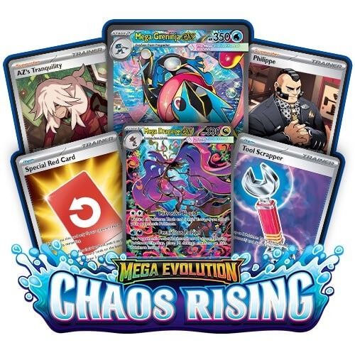 【PTCG LIVE】50包 m4 Chaos Rising Pokemon TCG live online 卡包 序號 線上版 Mega ...