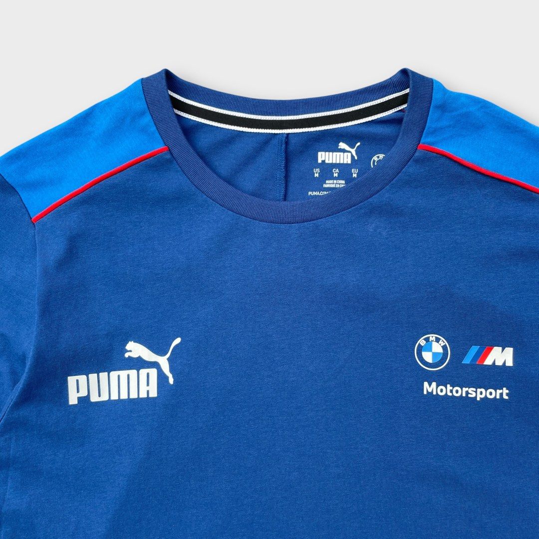 Puma - BMW Motorsport MT7 Tee (Category: Tshirts & Polo Shirts ) located in Los Banos. Submitted by declutterking (Listing ID 1466291145, Image 3). Description: Size Medium on tag Dimensions: 16.5" shoulders 19" chest 27.25" length 9.25" sleeves Good as new condition Authentic.