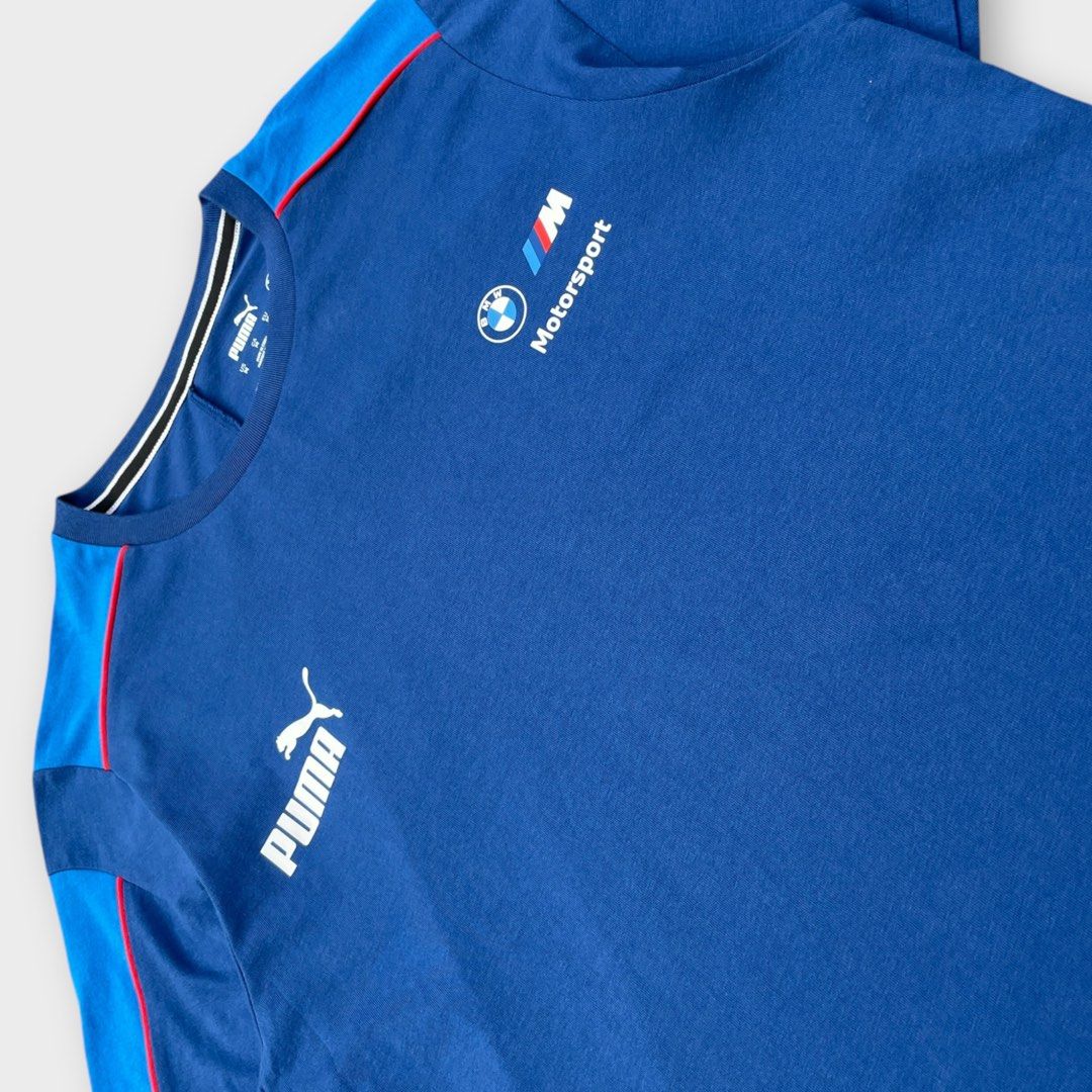 Puma - BMW Motorsport MT7 Tee (Category: Tshirts & Polo Shirts ) located in Los Banos. Submitted by declutterking (Listing ID 1466291145, Image 2). Description: Size Medium on tag Dimensions: 16.5" shoulders 19" chest 27.25" length 9.25" sleeves Good as new condition Authentic.