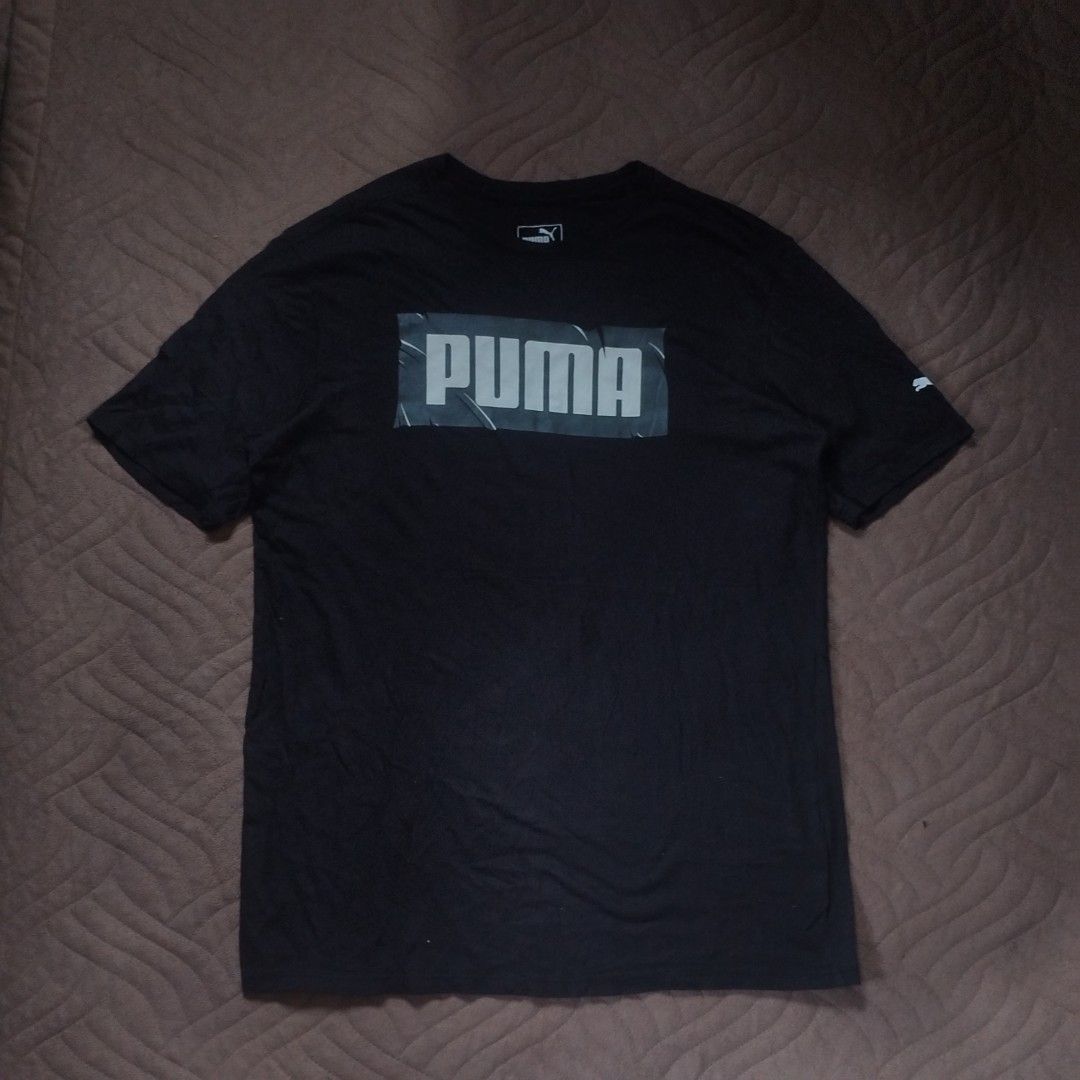 PUMA Ess Tape Box Graphic Logo Tee (Category: Tshirts & Polo Shirts ) located in Davao. Submitted by giyuu06 (Listing ID 1466254855, Image 1). Description: PUMA Ess Tape Box Graphic Logo Tee | SMALL | Excellent Condition L 28 W 20.