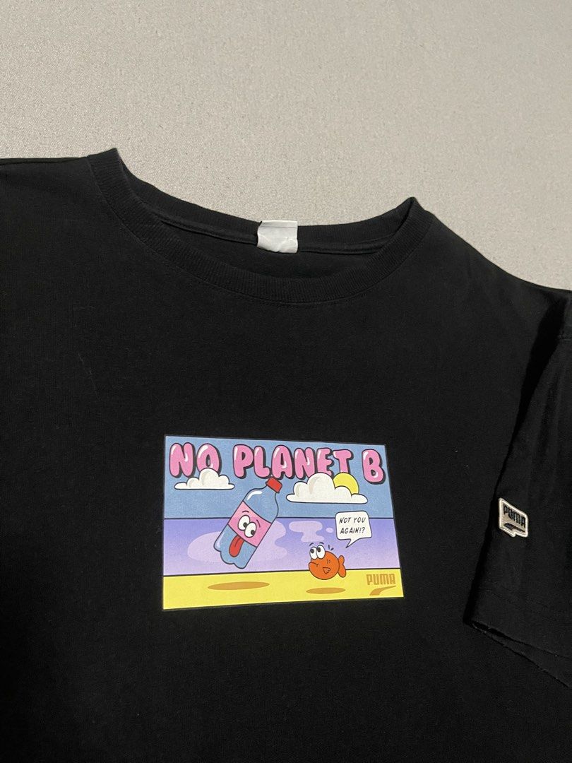 Puma No Planet Tee (Category: Tshirts & Polo Shirts ) located in Bulacan. Submitted by sanjisthrift (Listing ID 1466306262, Image 2). Description: Size Medium Width 21 Length 26.5 Good Condition 9/10.