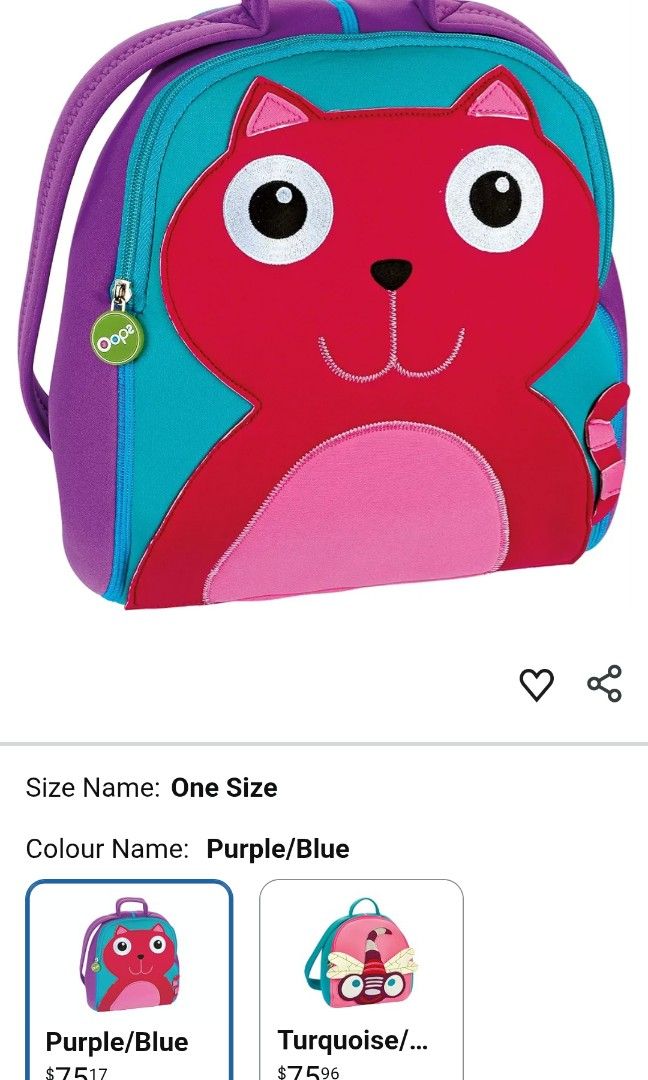 Purple bag (Category: Babies & Kids Fashion) located in Binangonan. Submitted by darlen21 (Listing ID 1466307508, Image 3). Description: .