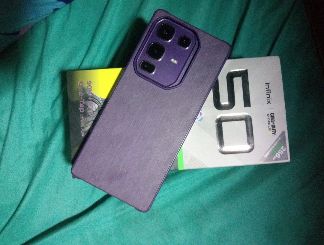 Purple infinix note 50 pro (Category: Android Others) located in Caloocan City. Submitted by caramelmacchiato555 (Listing ID 1466230859, Image 1). Description: .