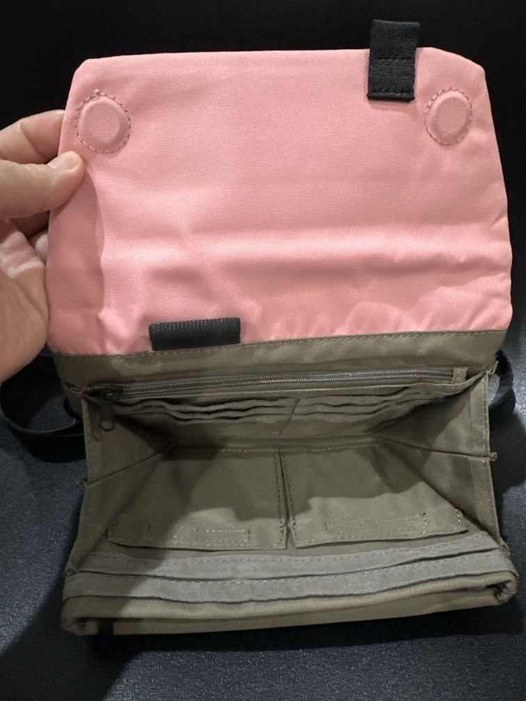 Qminica Sling Multi-compartment bag (USED) (Category: Shoulder Bags) located in Manila. Submitted by krystalchewey_ (Listing ID 1466193503, Image 3). Description: Used Actual Photo Posted 699php Multi-compartment Ultra-light.