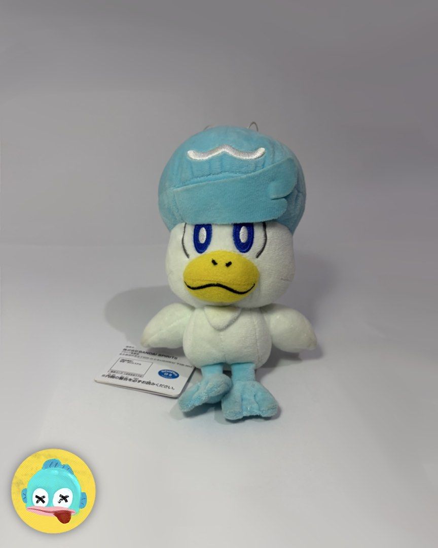QUAXLY PLUSH (Category: Plushies & Soft Toys) located in Dinalupihan. Submitted by tunakechupp (Listing ID 1466193757, Image 2). Description: 💙 QUAXLY PLUSH! 🦆✨ 🧸 Pokémon – Quaxly Plush 🏷️ Bandai Spirits 💰 ₱300.00 ✨ Pay as you order! First to pay = first to claim 💸 Price is negotiable for 5+ orders >__< 📍 Location: Pampanga 📦 Shipping: J&T Express — every Friday 📩 DM us to order #Pokemon #Quaxly #PokemonPlush #bandaispirits #PokemonColle