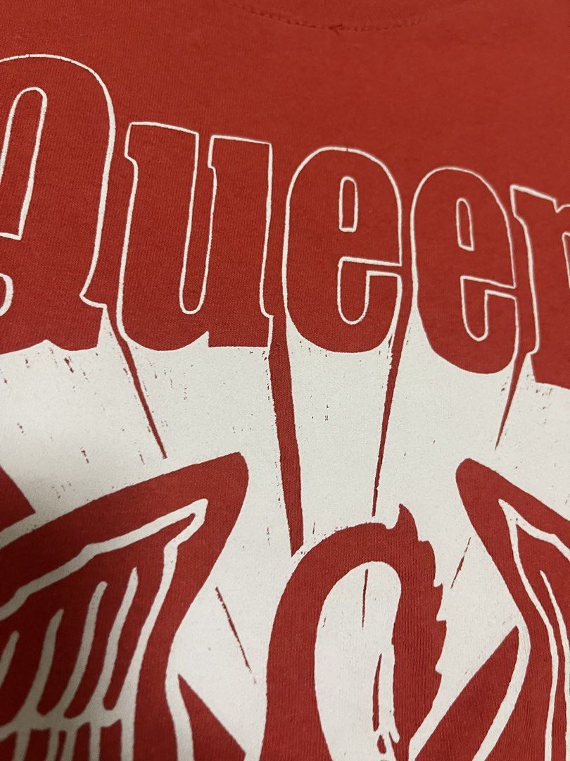Queen Band Shirt (Category: Tshirts & Polo Shirts ) located in Bulacan. Submitted by sanjisthrift (Listing ID 1466284143, Image 3). Description: Size Small to Medium Boxy Width 21 Length 25.5 Excellent Condition 9/10.