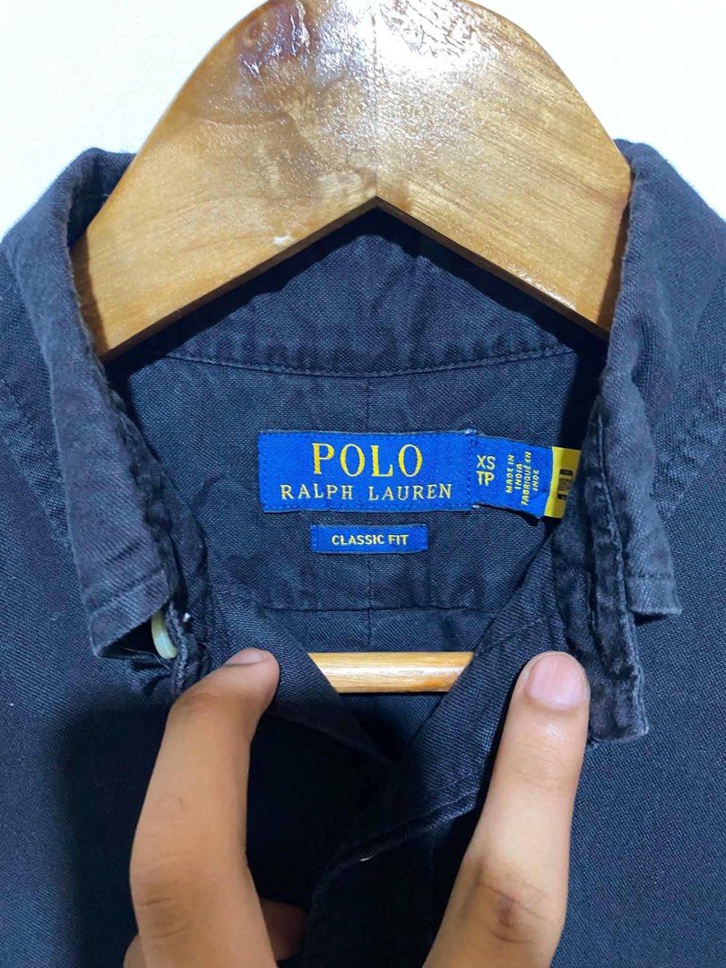 Ralph Lauren Button Down Oxford Long Sleeve (Category: Formal Shirts) located in Manila. Submitted by weepuppey (Listing ID 1466276403, Image 3). Description: - Brand: Polo Ralph Lauren - Style: Classic fit button-down shirt -Color rate: 10/10 -Excellent Condition, Good as new -Authentic 100% authentic - Size: XS fits medium to slim fit large -19.5x27 - Color: Black with red embroidered logo on chest - Material: 100% cotton - Features: Long sleev