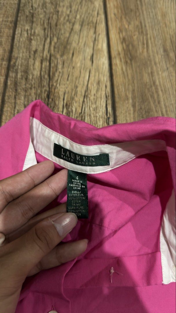 RALPH LAUREN PINK POLO (Category: Tshirts & Polo Shirts ) located in Manila. Submitted by urban-vintage_2 (Listing ID 1466293944, Image 3). Description: ISSUE: NONE (NEED WASH) MOP :GCASH (NO COD) SHIP VIA: LALAMOVE & J&T LOCATION: PASIG CITY LENGTH: 22 WIDTH : 18.