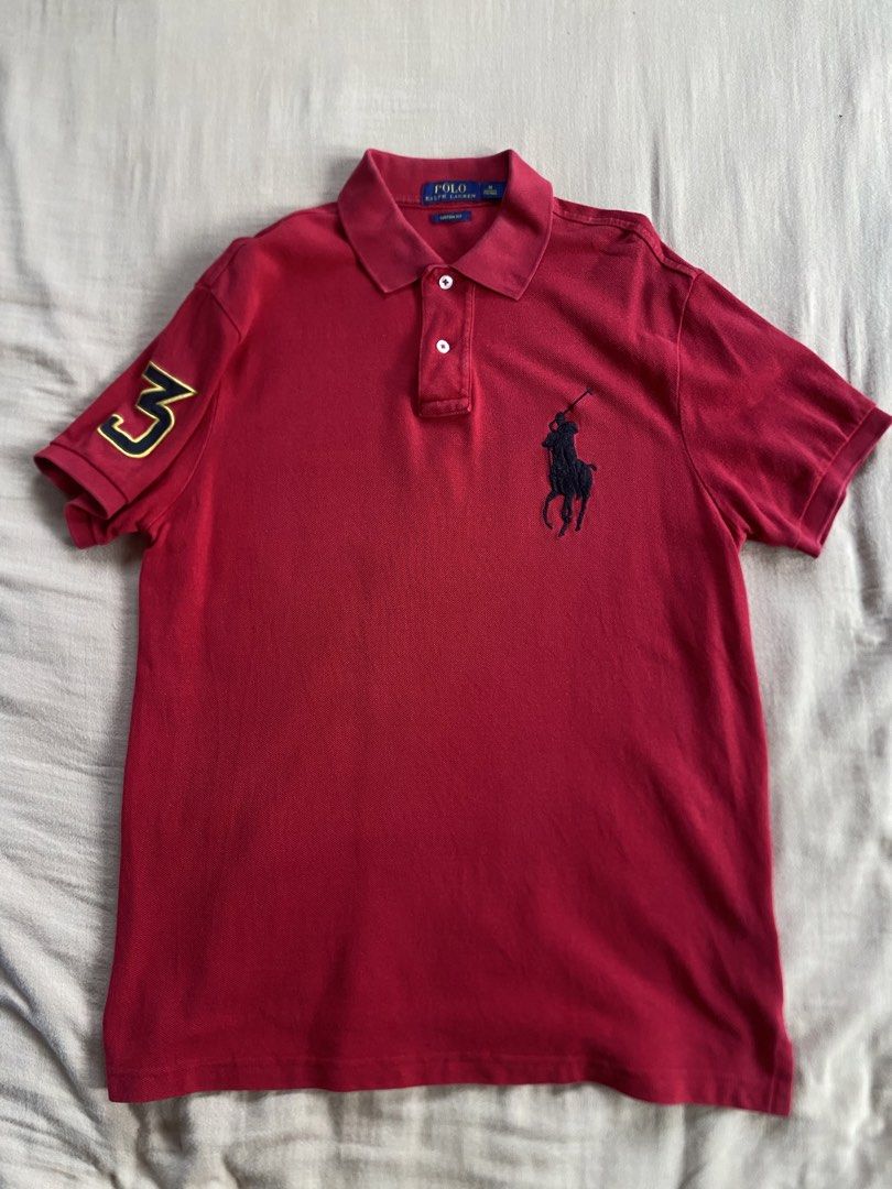 RALPH LAUREN POLO SHIRT (Category: Tshirts & Polo Shirts ) located in Cotabato. Submitted by chaowie (Listing ID 1466212025, Image 1). Description: May pin hole sa likod pero repairable nmn if ever 10/10 color rate.