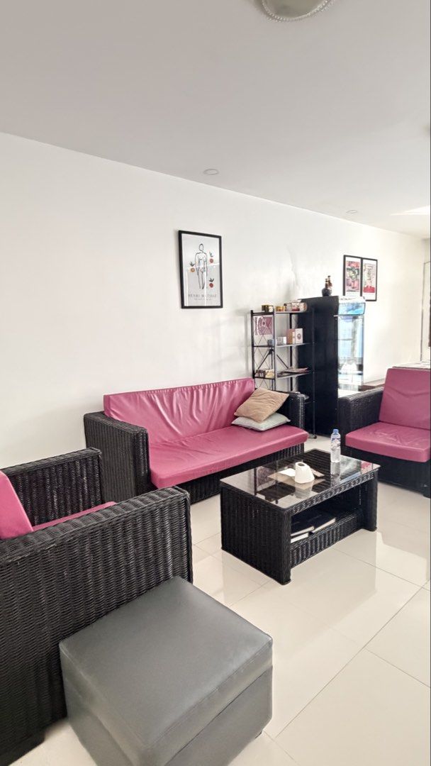Rattan sofa set with table (Category: Sofas) located in Manila. Submitted by kimmykim0926 (Listing ID 1466271060, Image 1). Description: Selling our pre-loved sofa set in good condition. Clean, comfortable, and still looks great—perfect for the living room, condo, or new home. ✔️ Well-maintained ✔️ Comfortable and sturdy ✔️ Pre-loved but still in good condition ✔️ No major damage ✔️ Selling because we’re upgrading/changing our furniture PM me for