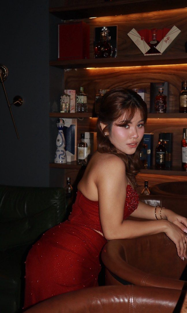 Red Birthday Gown for Rent (Category: Evening dresses & gowns) located in Quezon City. Submitted by buyfromMebbie (Listing ID 1466203603, Image 3). Description: Worn once for my birthday and still in excellent condition! ✨ • Bought from a store in Vietnam • Size: Medium to Semi-Large • Please note that Vietnamese sizing runs smaller, so kindly check the fit/measurements before renting. • ₱1,200 rental fee — price includes the cost of dry cleaning