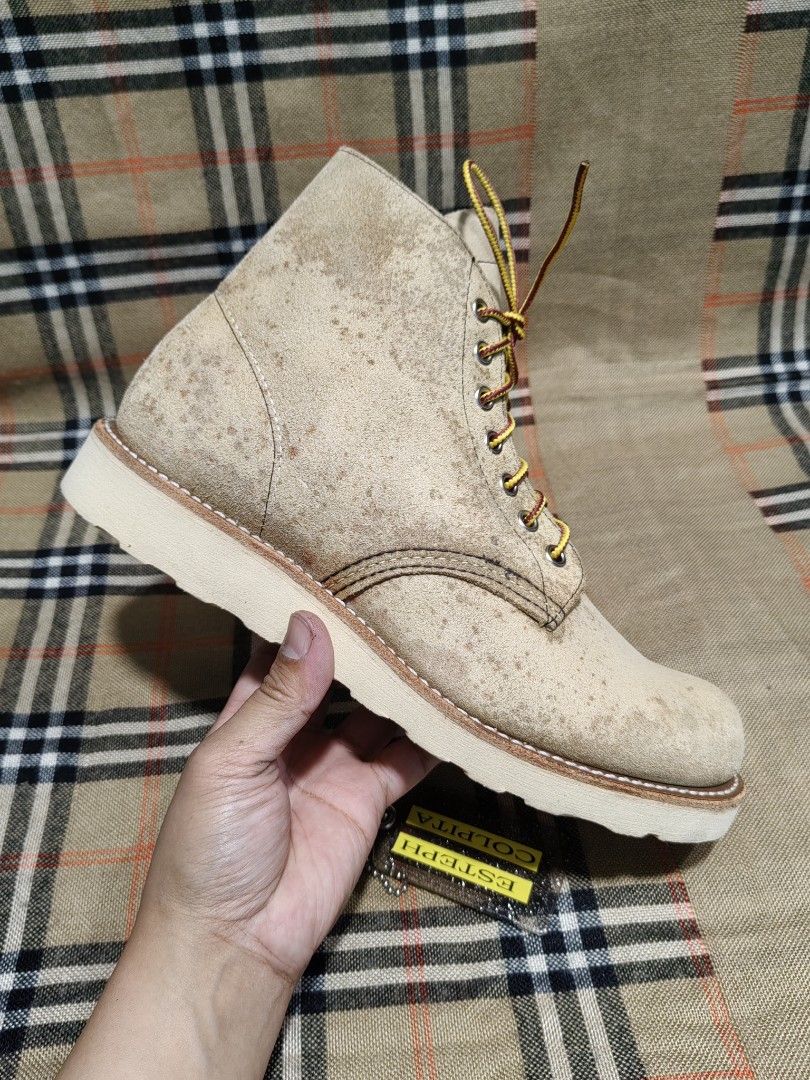 RED WING 8167 (Category: Boots) located in Baguio. Submitted by curated_luxe_brandeds (Listing ID 1466195099, Image 2). Description: RED WING 8167 AUTHENTIC PAIR US 8D MENS FITS 8.5 TO 9 MENS SNEAKERS DEAD STOCK PAIR/STORE PULLOUT , UNUSED STOCK UP ISSUE MOLDS ON LEATHER PHP 7000+SF SEE PICS FOR DETAILS COLOR MAY VARY DUE TO LIGHTING MOP BDO /GCASH NO COD /COP PHYSICAL STORE :STALL 324A THIRD FLOOR SKYWORLD SESSION ROAD BAGUIO CITY FB PAGE /CAROU