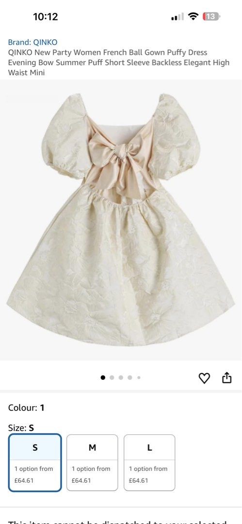 Ribbon dress (Category: Dresses) located in Muntinlupa City. Submitted by abnar (Listing ID 1466167776, Image 2). Description: QINKO New Party Women French Ball Gown Puffy Dress Evening Bow Summer Puff Short Sleeve Backless Elegant High Waist Mini.