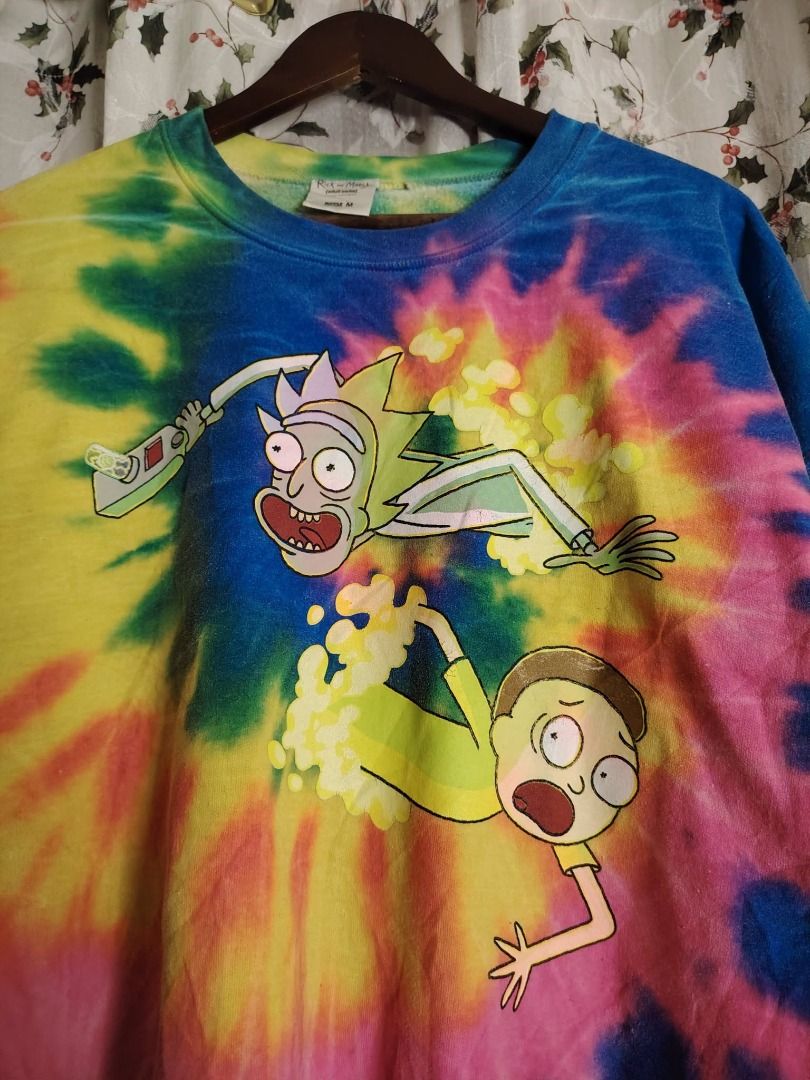 RICK & MORTY TIE DYE SWEATER // XL (Category: Coats, Jackets and Outerwear) located in Legazpi City. Submitted by urbangarmentsarch4500 (Listing ID 1466184880, Image 3). Description: RICK & MORTY TIE DYE SWEATER Excellent Condition XL W 25 L 29.5 minimal sa print (Check last 2 pics) Color rate 10/10 GRAB 700 (Automatically YOURS)⛓️ --- ‼️w/ FREE STICKERS FOR EVERY PURCHASE⁉️ 🛒🛒🛒 BUY. SELL. TRADE. CONSIGN🗣️🤝🏼 BLESS THY HUSTLE! 🧿✨.
