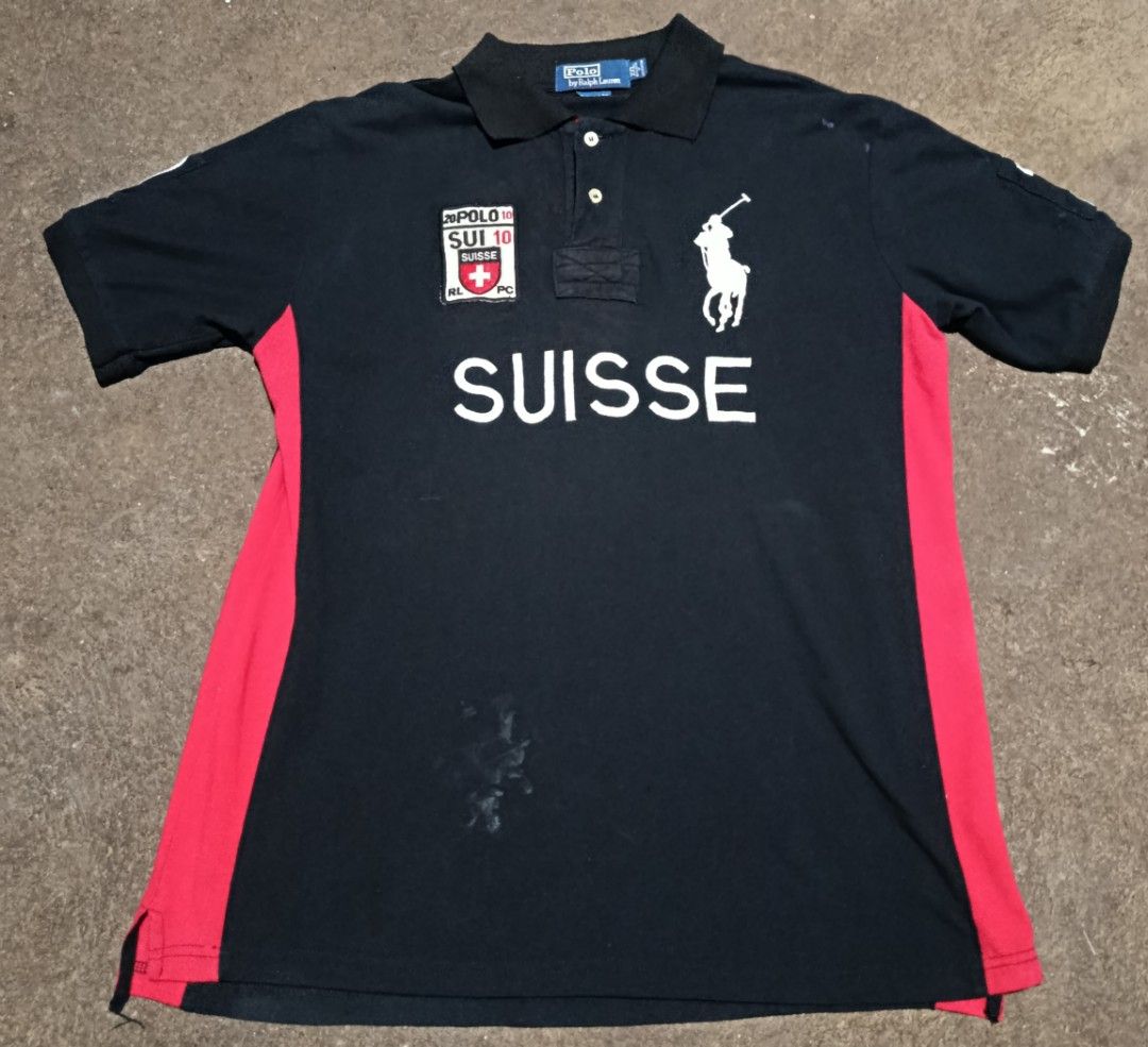 RL POLO SUISSE (Category: Tshirts & Polo Shirts ) located in Cebu City. Submitted by roblox_fits (Listing ID 1466329130, Image 1). Description: Dimes: 22x27 Condition: 7/10 Issue: Stains Size: XL - XXL.